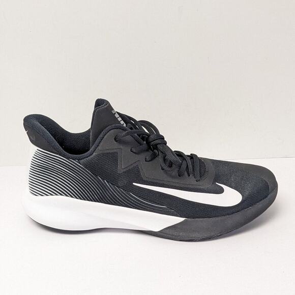 Nike Precision IV Basketball Sneakers, Black, Men\'s 12.5 M main image 5